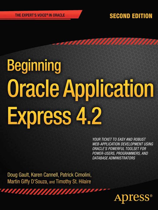 Title details for Beginning Oracle Application Express 4.2 by Doug Gault - Available